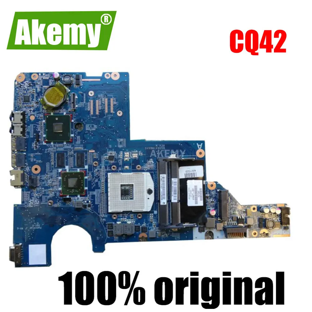 

Материнская плата Akemy 595183-001 для ноутбука HP CQ42 G42 G62 CQ62 материнская плата DAOAX1MB6F0 DA0AX1MB6H0 100% оригинал