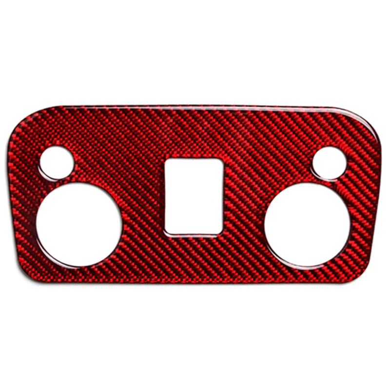 Carbon Fiber Roof Reading Lamp Light Cover Trim for Ford Mustang 2015-2019 |