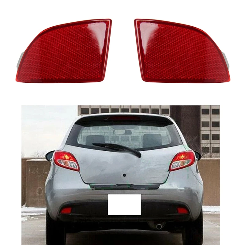 

Car Rear Bumper Reflector Lamp Tail Fog Light for Mazda 2 Demio 2007-2016 Accessories