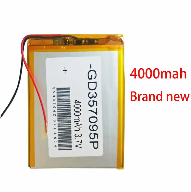 357090 3,7 V 4000mAh литий-полимерный литий-ионный аккумулятор для Irbis TZ48, TZ-48 TZ49, TZ-49 TZ50, TZ-50 TZ53, TZ-53 TZ54, TZ-54