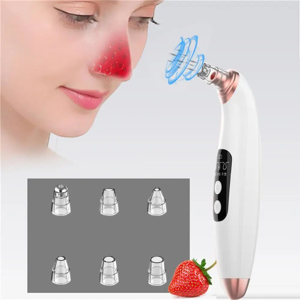 

Portable Electric Blackhead Remover Acne Extractor Pore Vacuum Facial Cleanser Blackhead Remover Face Deep Nose Cleaner Skin