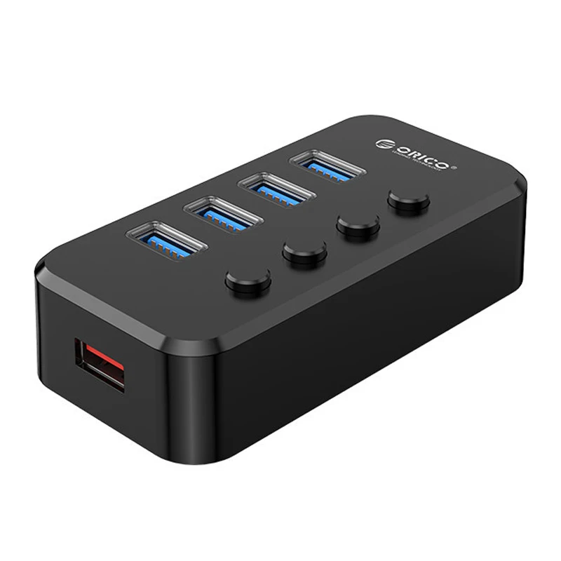 

USB-Концентратор ORICO SWU3-4A, 12 Вт/24 Вт, сплиттер кабеля,
