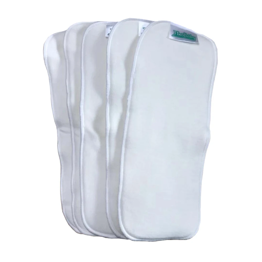 5 шт. пеньковая Пеленка из ткани хлопка вставки couche lavable bebe многоразовые