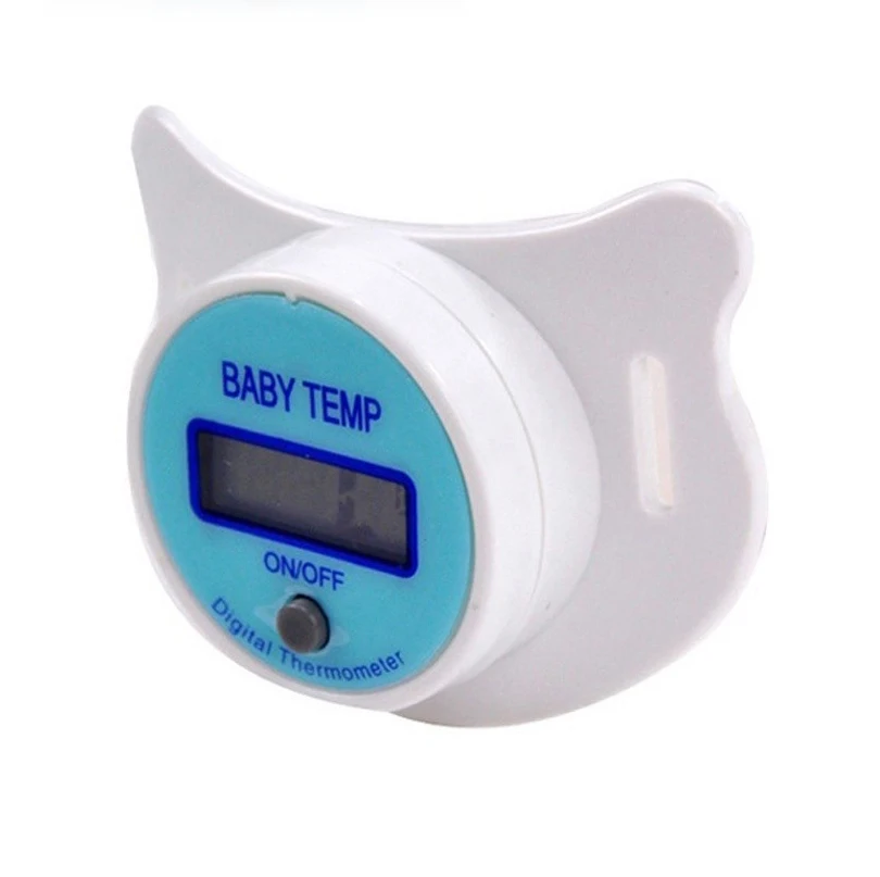Детский термометр для сосков, медицинская силиконовая соска с ЖК-дисплеем, цифровой Детский термометр, медицинский термометр для детей