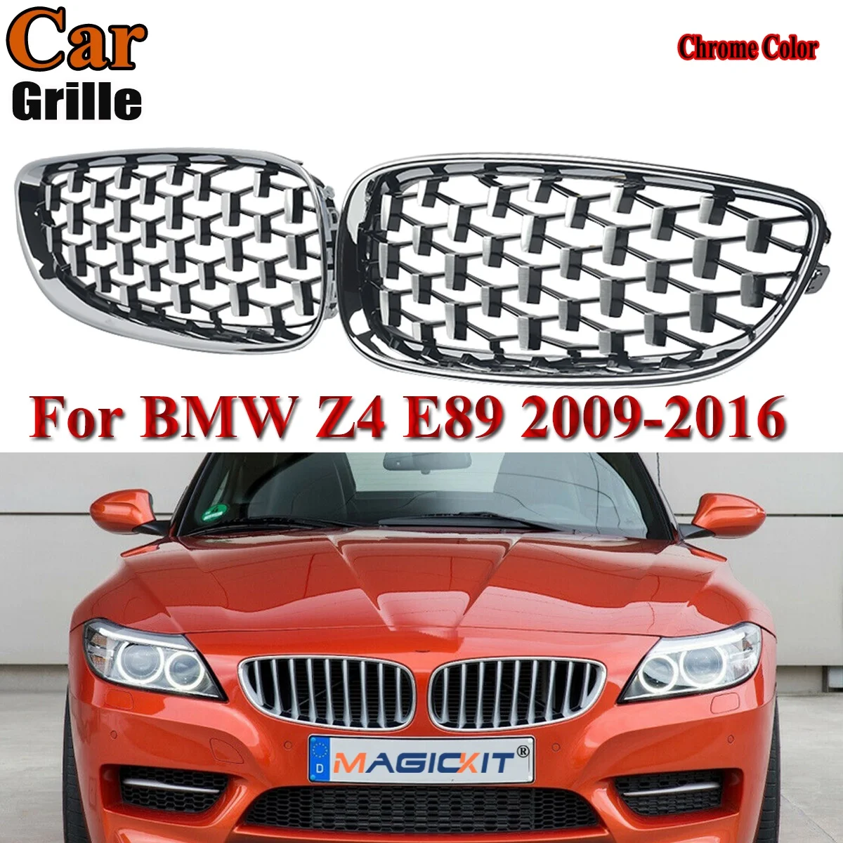 

Решетки радиатора MagicKit CHROME DIAMOND STYLE для BMW Z4 E89 09-16