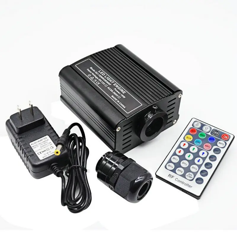 Волоконно-оптисветильник драйвер двигателя RGBW 16 Вт 28 клавиш Радиочастотный