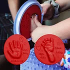 Детский набор для рукоделия с принтом следа ноги младенца глина отпечаток забота о ребенке нетоксичный комплект глины литье родитель-ребенок руки чернил Pad Игрушки