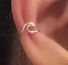 Клипсы-гвоздики женские, цвет розовое золотосеребро, 1 пара