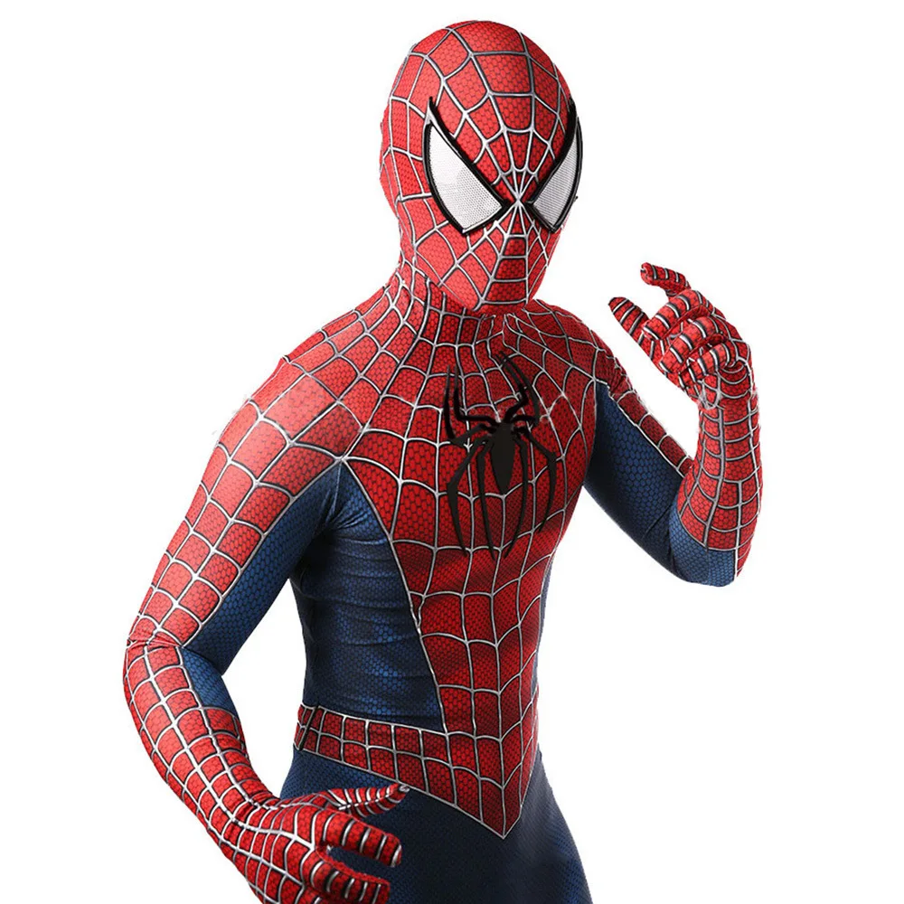 Костюм Zentai из лайкры с 3D-принтом костюм супергероя для косплея на Хэллоуин