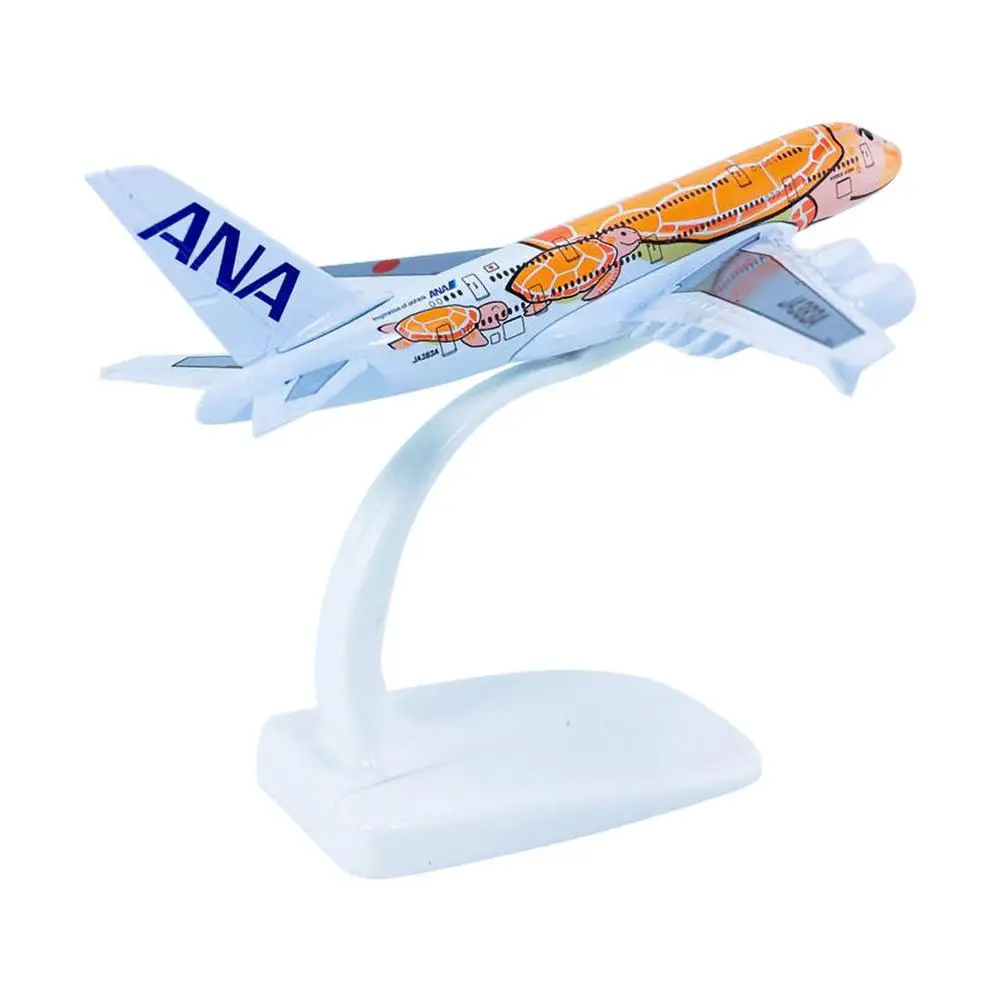 

1/500 Mini Simulated Solid Alloy ANA A380 KaLa Airplane Model Toy Home Ornament Airliner Simulation Aircraft Toy Collectible
