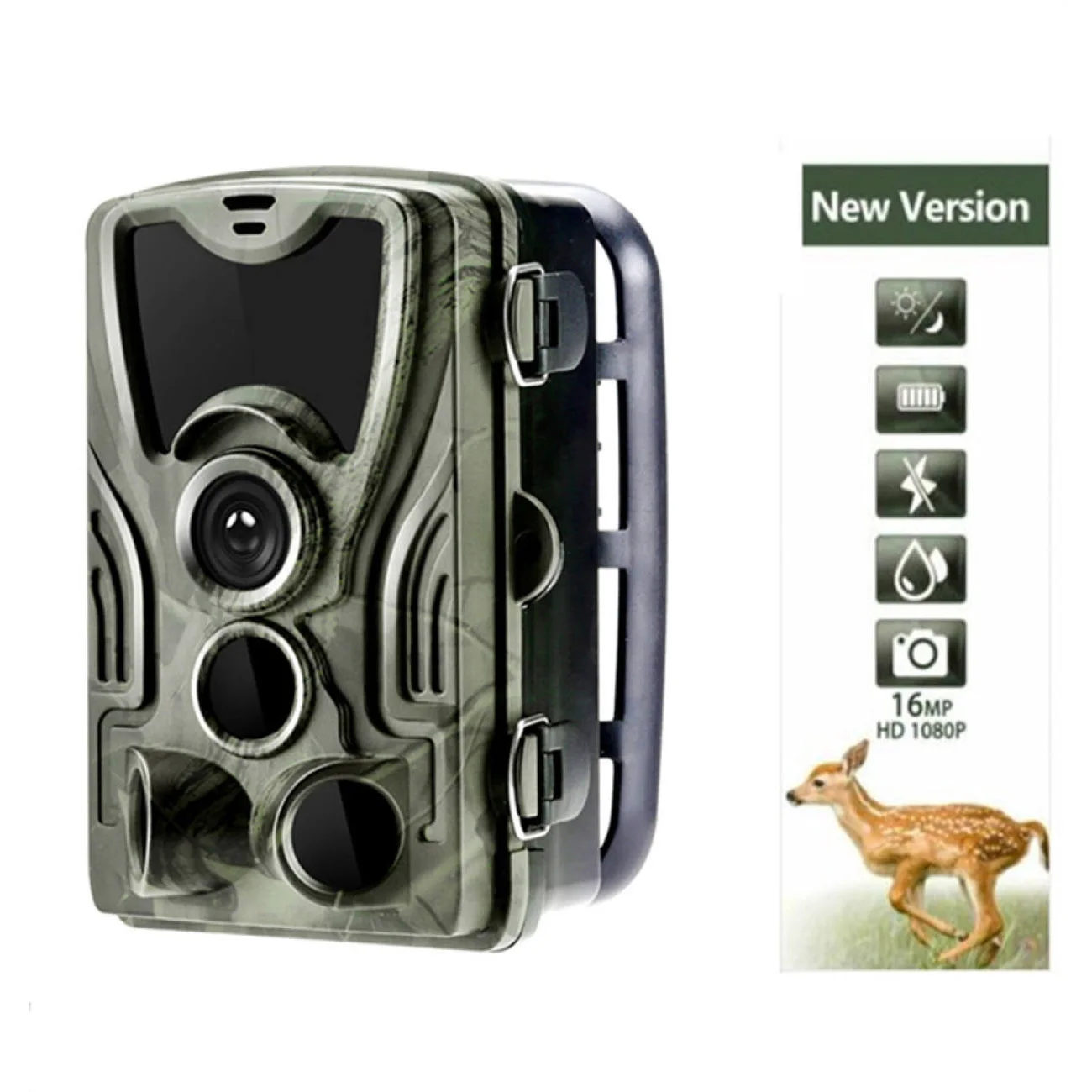 

HC801A Hunting Trail Camera 16MP IP65 Photo Traps 0.3s Trigger Time 940nm 1080P Waterproof Camera for Wildlife Surveillance