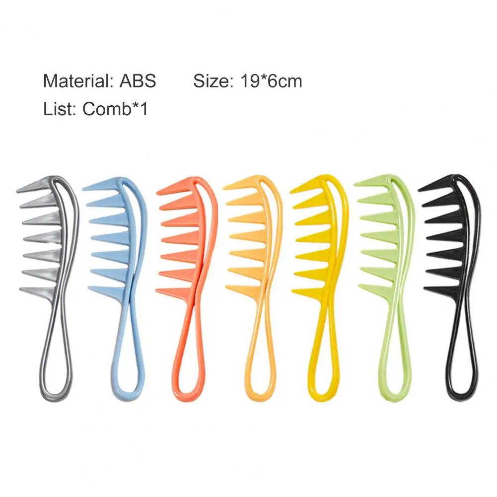 50% горячая Распродажа гребень для укладки волос ярких цветов акулий зуб полый