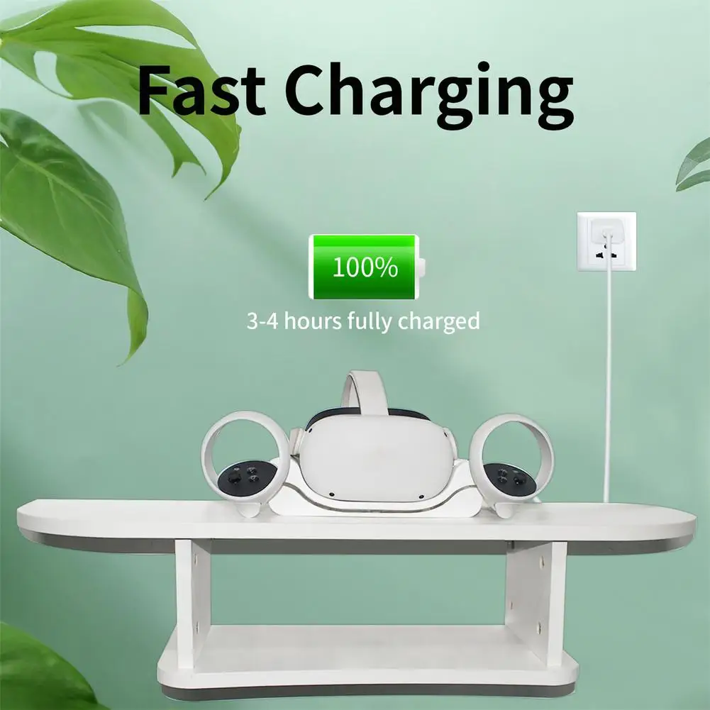 2021 For Oculus Quest 2 VR Headset Magnetic Fast Charging Dock Holder Quick Station Stand Set 2VR | Электроника