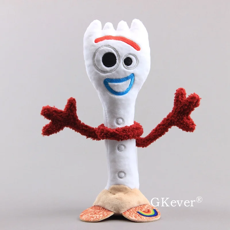 11inch Forky 16-27 см История 4 Плюшевые игрушки Куклы Kawaii Ducky Bunny Hamm плюшевые куклы мультфильм Аниме Мягкие животные детские игрушки дети подарок - Цвет: 11inch Forky