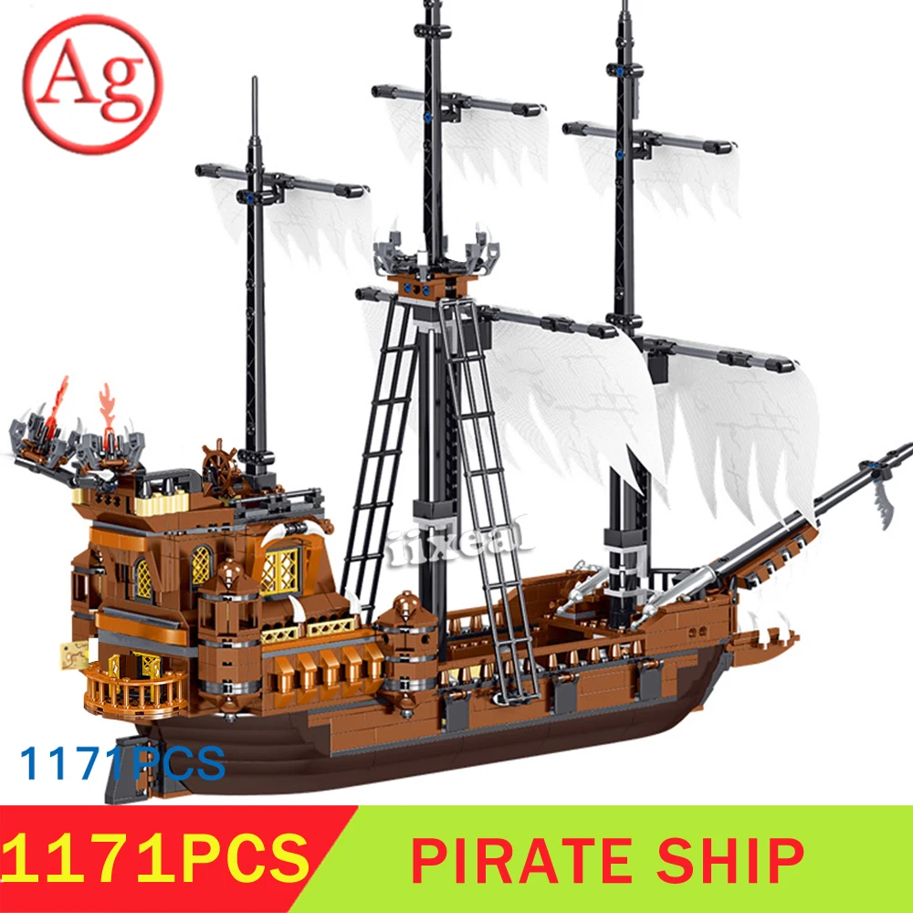 Конструктор пиратский корабль 1171 шт. | Игрушки и хобби