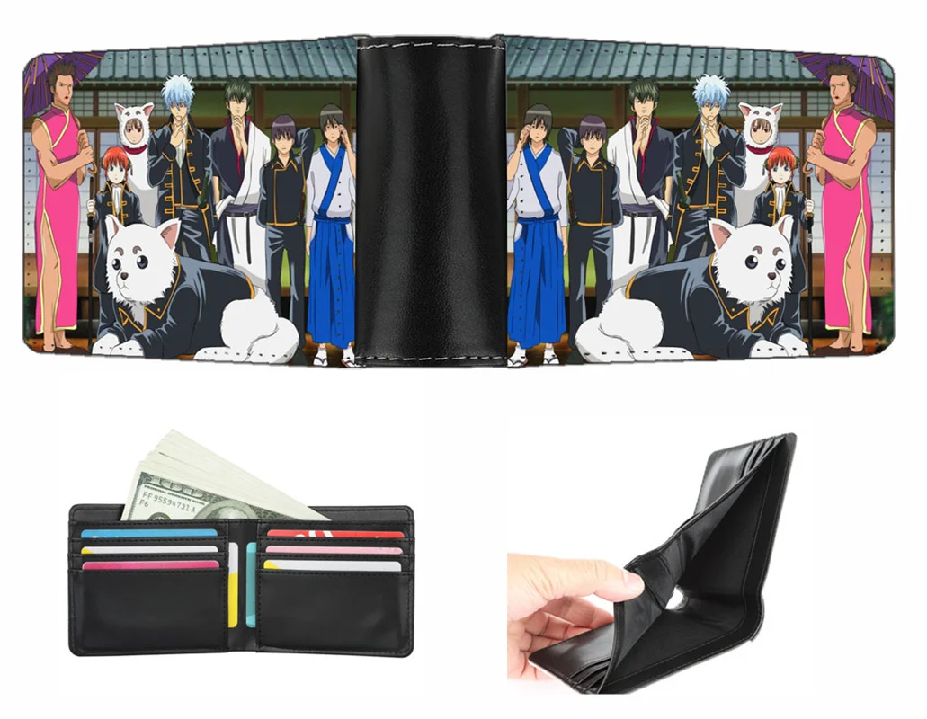 

Кошелек для монет для мальчиков и девочек, мужской короткий кошелек в стиле аниме, мужской кошелек для подростков, короткий кошелек из искус...
