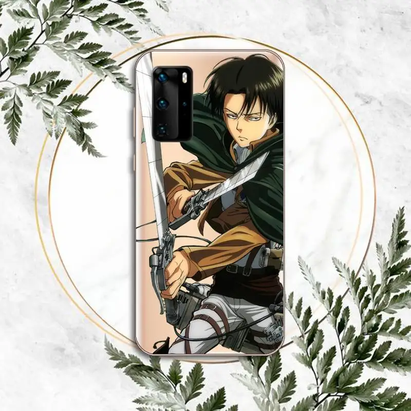 

Hot Japan Anime Attack On Titan Phone Case Transparent for Huawei P honor 8 10i 20 30 40 smart 2019