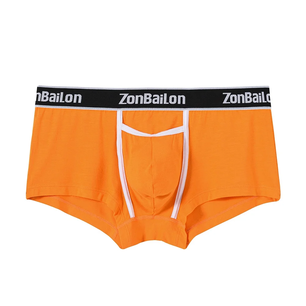 Men‘s ’Boxer Shorts Underwear Convex-Pouch Sexy Solid Classic Male Panties Lingerie Mens Boxer Briefs With Pouch Underpants