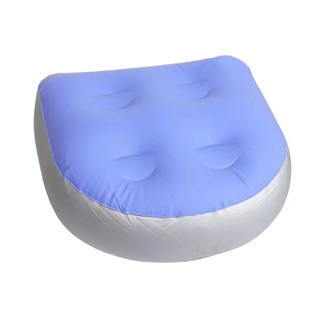 

Adult Camping Pad Massage Mat Inflatable Relaxing Booster Seat Back Tub Bathtub Pillow Spa Cushion Soft Seat Pillow