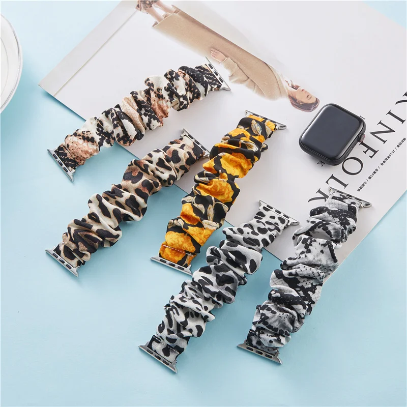 Ремешок резиновый для Apple Watch Series 8 7 6 SE 5 4 Band уникальный эластичный браслет iwatch 45 мм