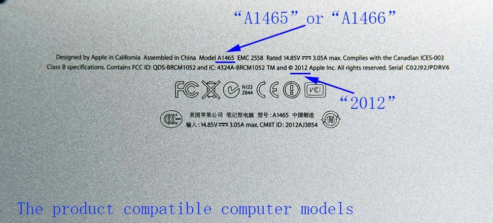 Адаптер M.2 NGFF SATA SSD для Apple 2012 MacBook Air A1465 A1466 адаптер Macbook 1 комплект | Компьютеры и