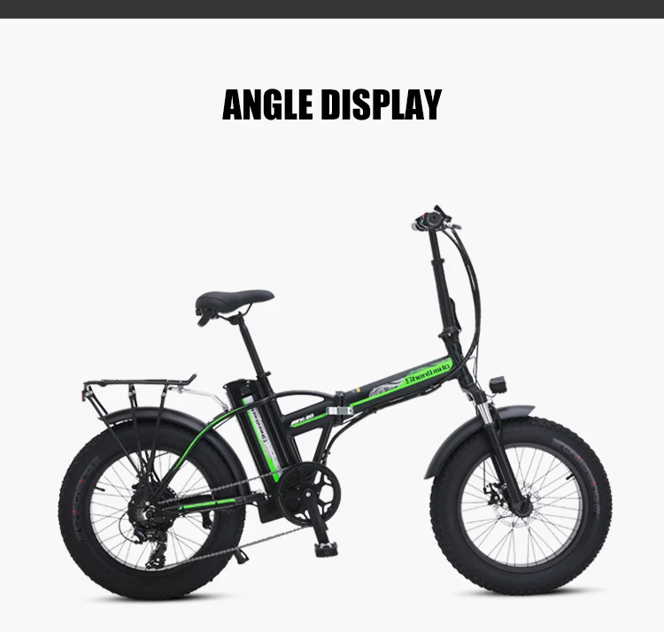 Электрический велосипед 20 дюймов ebike 48V500W Электрический горный велосипед электрический складной велосипед 4,0 fat tire bicicleta eletrica пляжный Электрический велосипед