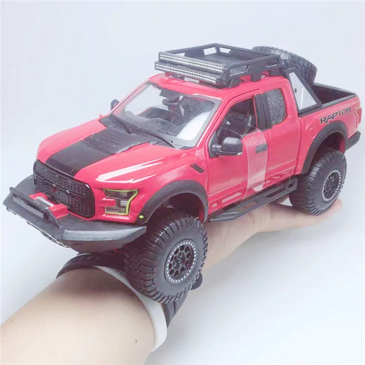 Высокое качество 1:24 Ford F150 звукосниматель Раптора сплава Модель автомобиля, коллекция моделирования и подарочный металлический внедорожный модель