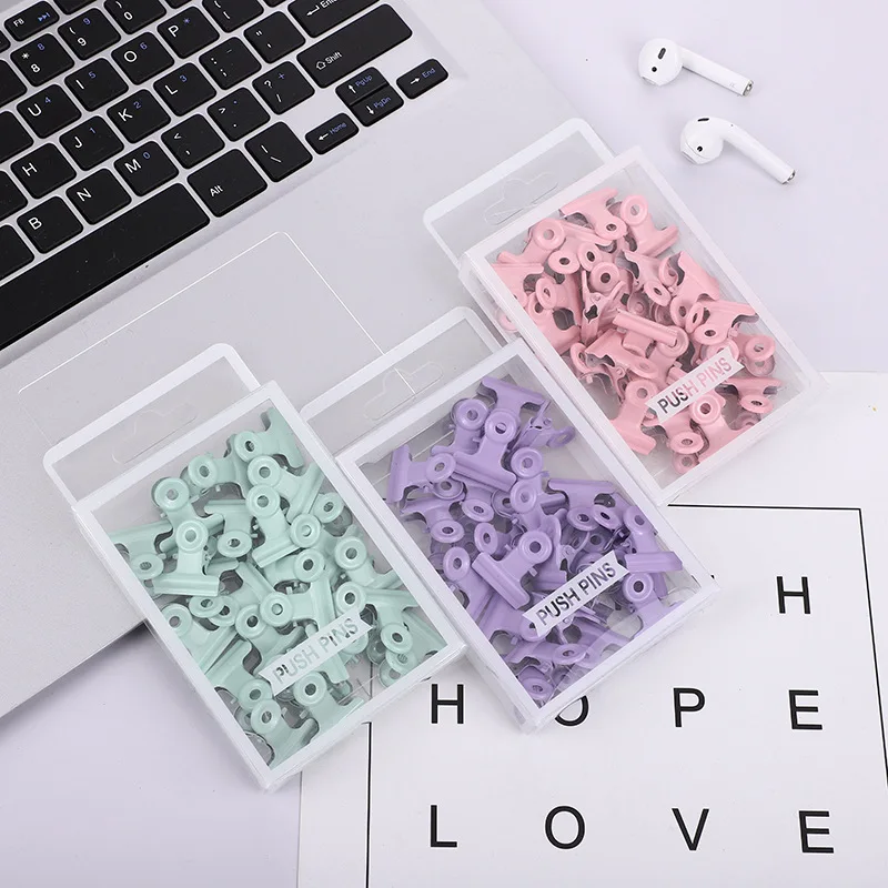 

Macaron Paper Clip Memo Pad Filing Bookmark Binder Paperclips Accessories Paper Clips Student Office Binding Supplies Stationary