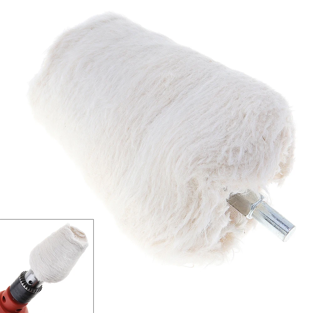 2 дюйма 3 конусная форма белая ткань полировка колеса зеркальный буфер ватный