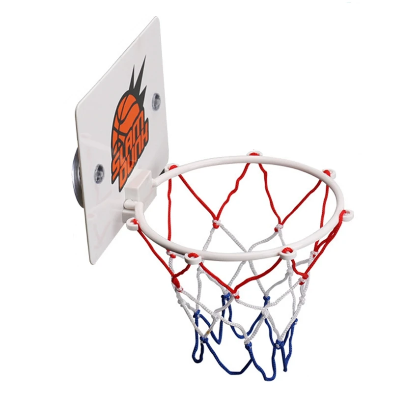 

Indoor Sports Game Mini Basketball Hoop w/t Ball & Ball Pump Suction Cup Easy Remove Board Game for Children Boys Family
