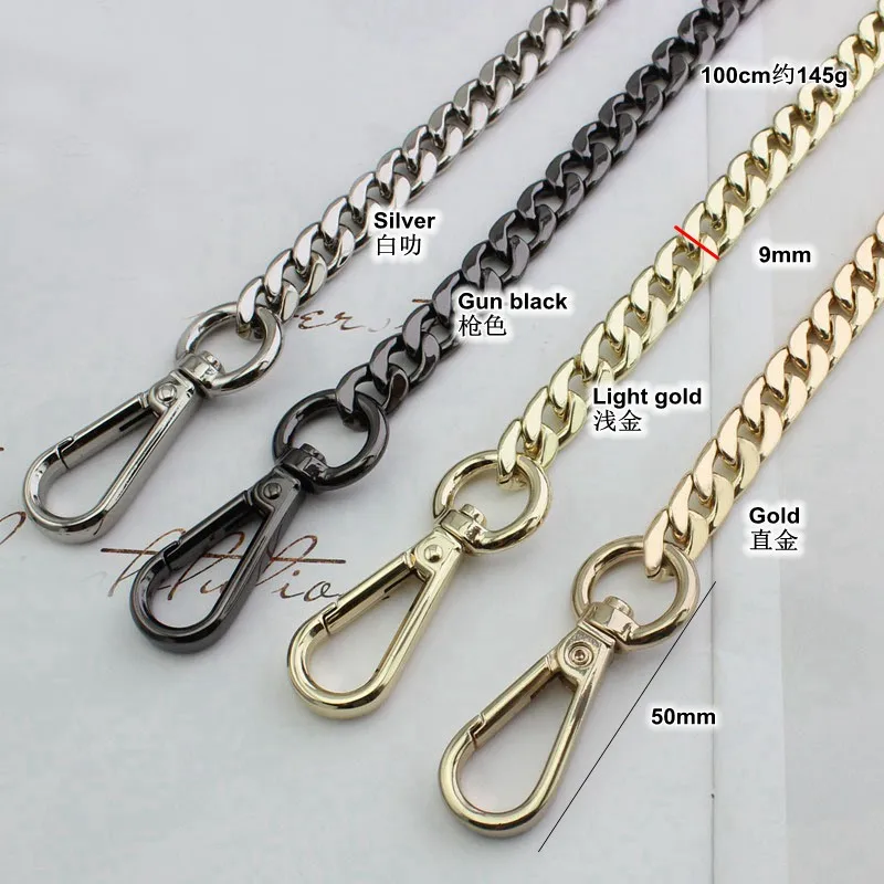 9 мм плоская цепь сумка цепи аксессуары с наплечной лямкой один купить небольшая