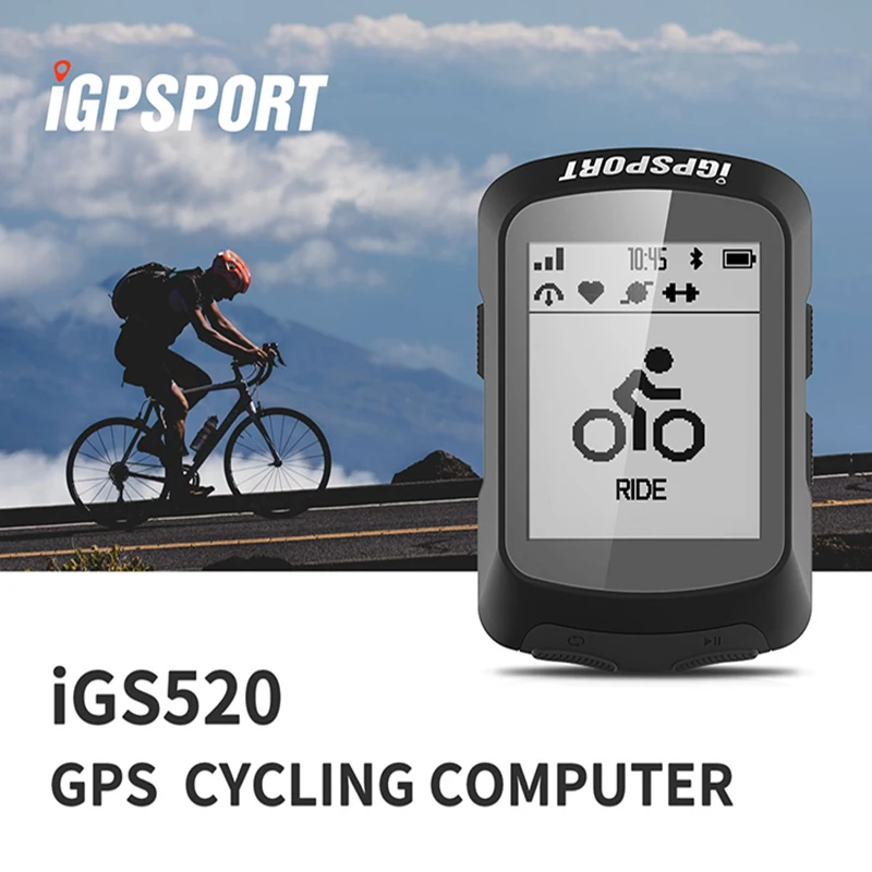 I GPS порт IGS520 беспроводной Велосипедный Спидометр Bluetooth 5 0 Водонепроницаемый IPX7 ANT