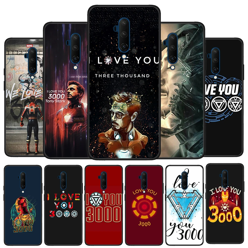 

Iron Man I Love You 3000 Silicone Cover For OnePlus Nord CE 2 N10 N100 9 9R 8T 7T 6T 5T 8 7 6 Plus Pro Phone Case Shell