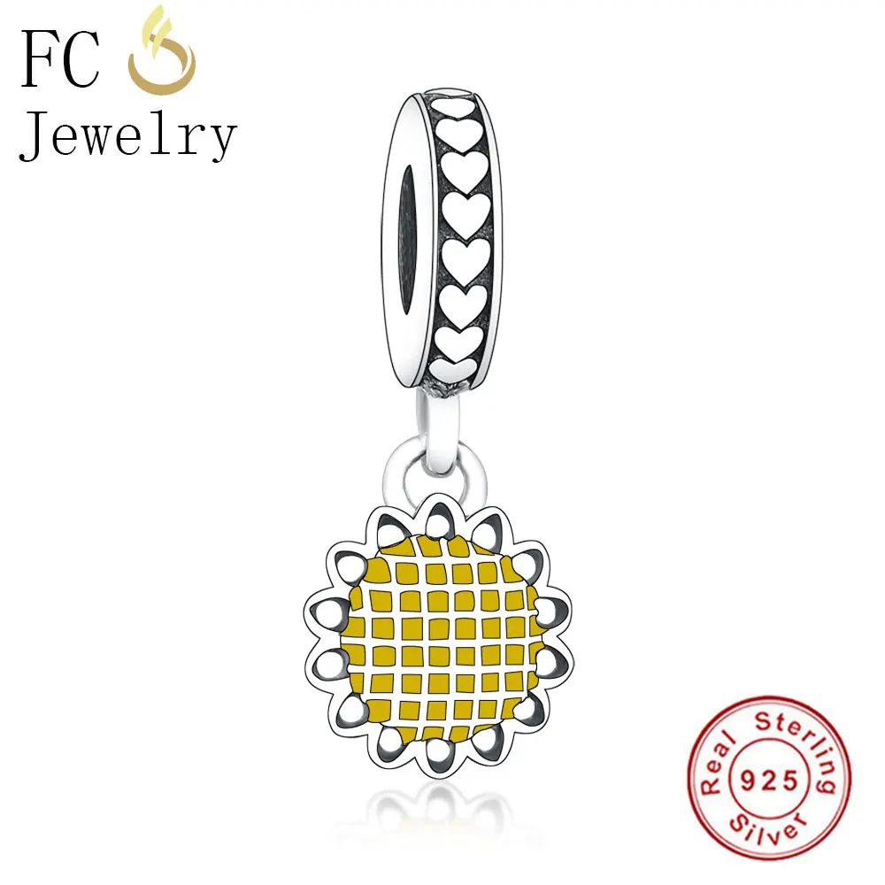 FC ювелирные изделия подходят к оригинальным браслетам Pandora брелоки 925 пробы