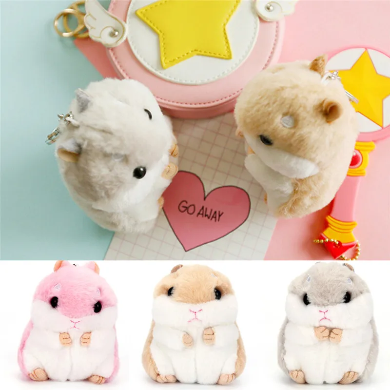 1 шт. женский меховой брелок для хомяка пушистые брелки автомобильных брелоков из