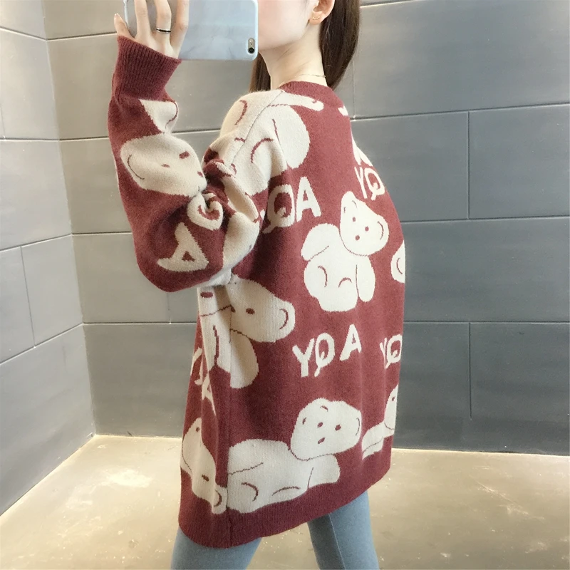 

2020 new winter clothes women's sweater women's thick autumn and winter explosions loose outer wear bottoming shirt jacket Joker