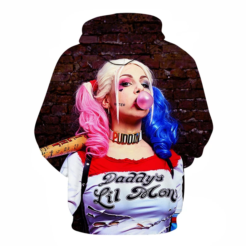 Новинка лидер продаж отряд самоубийц 3D толстовки для косплея модная Толстовка в