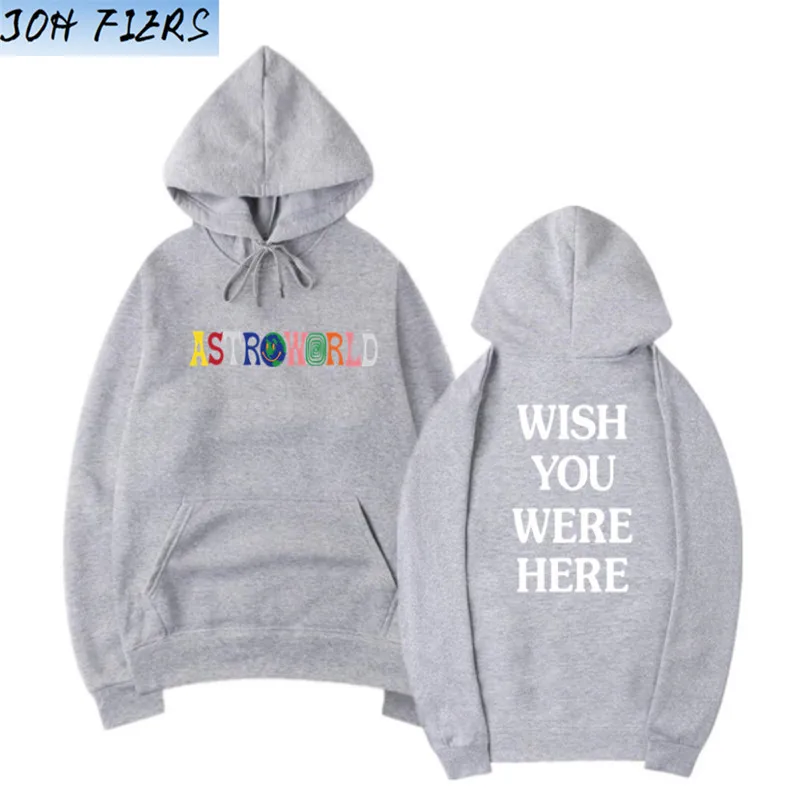 Новые толстовки с капюшоном с надписью «TRAVIS SCOTT ASTROWORLD WISH YOU WAS HERE», модная толстовка с капюшоном с надписью «ASTROWORLD», уличная одежда для мужчин и женщин, пуловер, толстовка