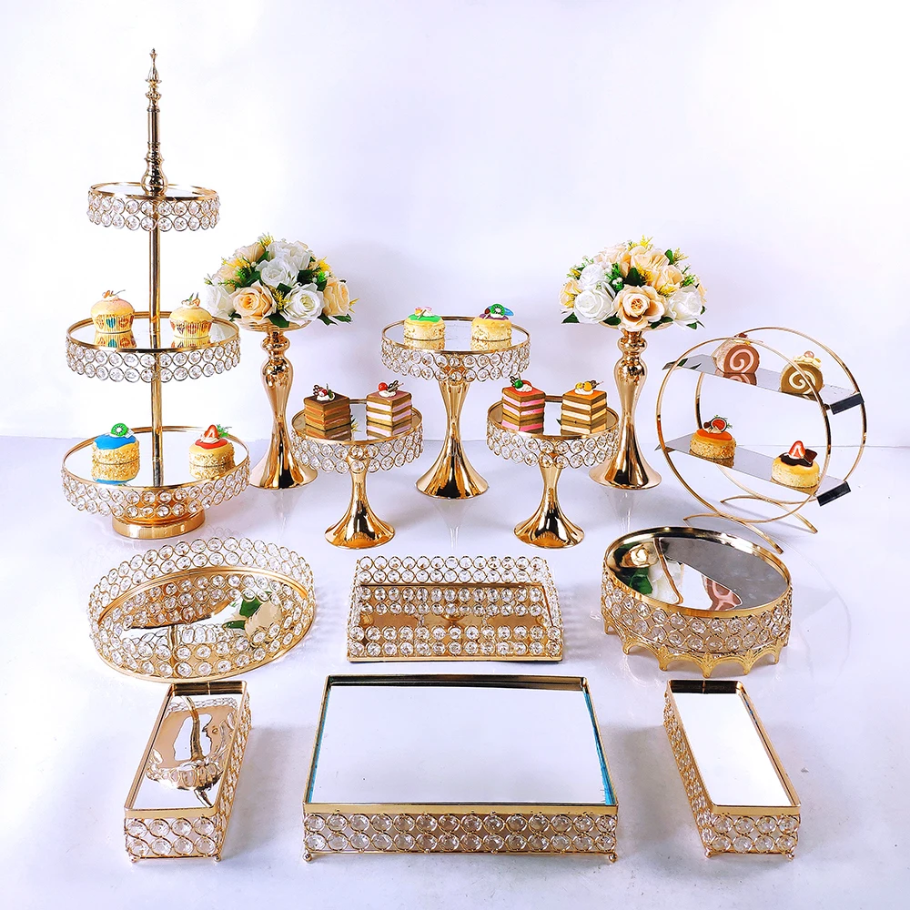 Набор подставок для торта из кованого железа 6-8 шт.