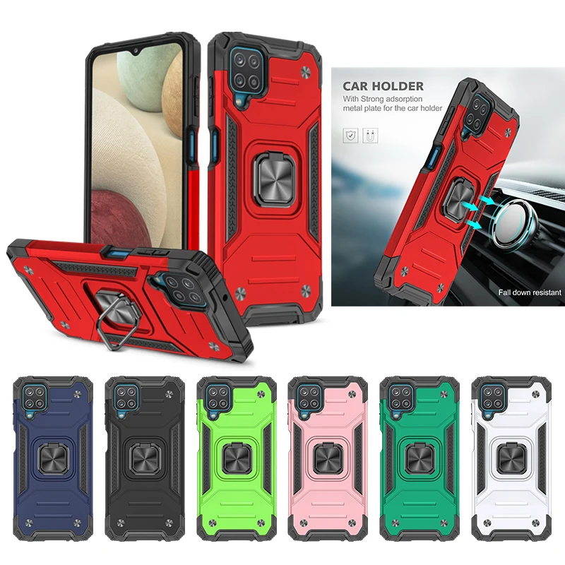 Бронированный противоударный чехол для Samsung Galaxy M12 M 12 роскошный защитный бампер в