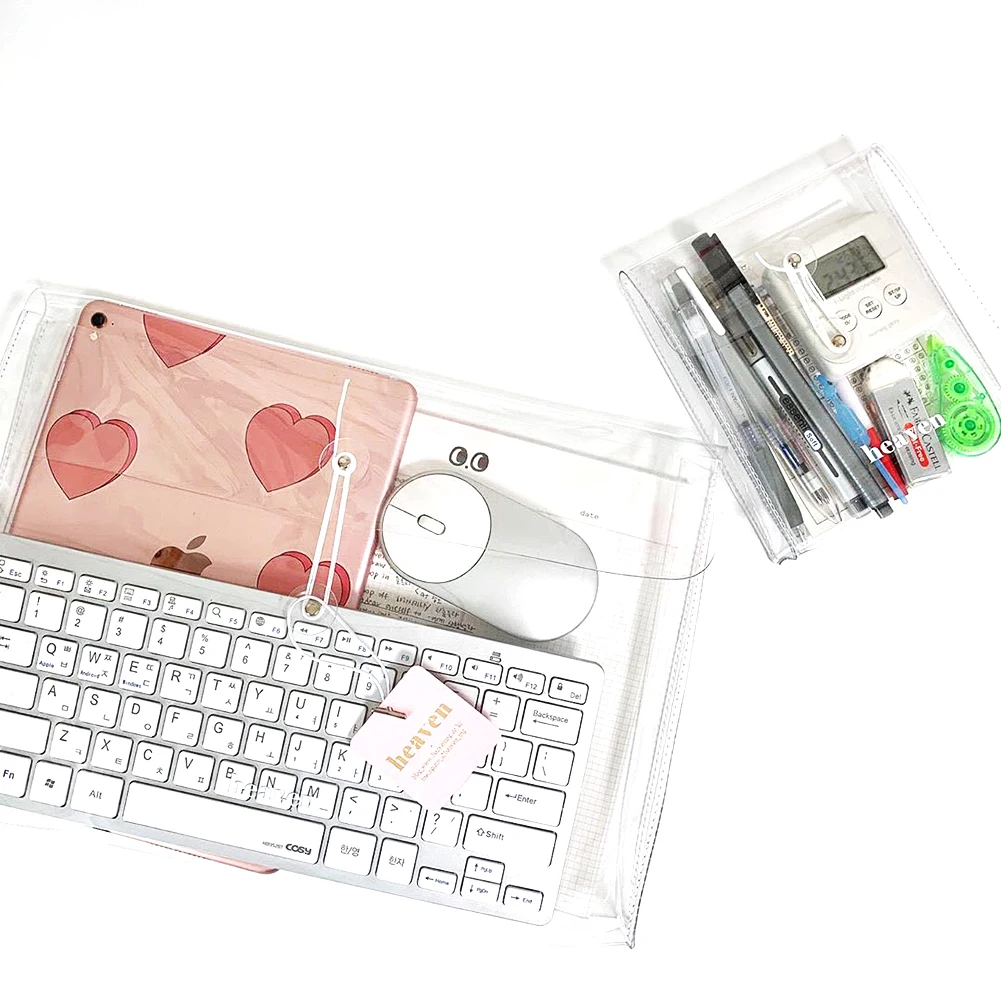 Прозрачная косметичка легкие косметические принадлежности компактный