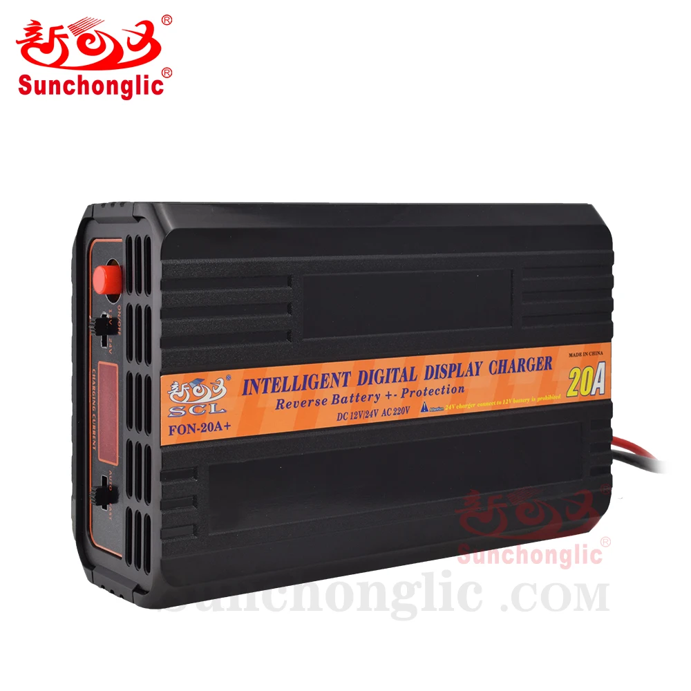 

Sunchonglic 12V 24V 20A MPPT Solar Charge Controller Solar Regulator