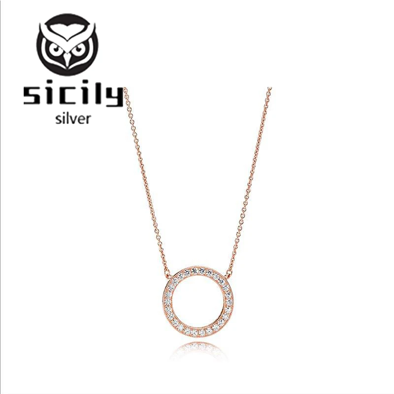 Sicily authentic original logo 100% 925 sterling silver pan necklace for women fashion luxury DIY jewelry pendant | Украшения и