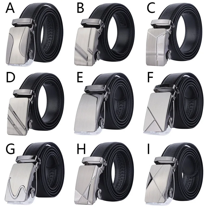 Мужские кожаные ремни черный деловой ремень для формальной одежды мужской с