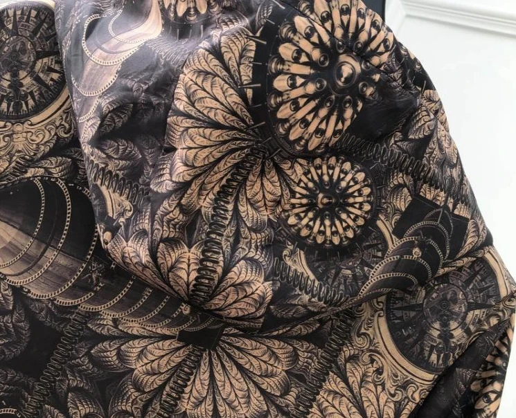 

20fw winter 2021 autumn brand floral print luxury jackets outwear with hood famous for men