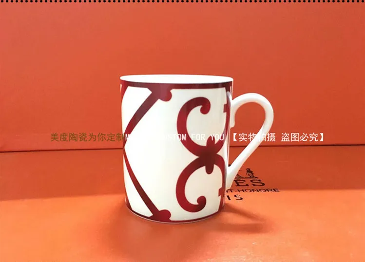Горячая мелкая костяная кофейная кружка из фарфора и чашки Европейский стиль креативный керамический послеобеденный чай чайная чашка для воды красивая подарочная коробка