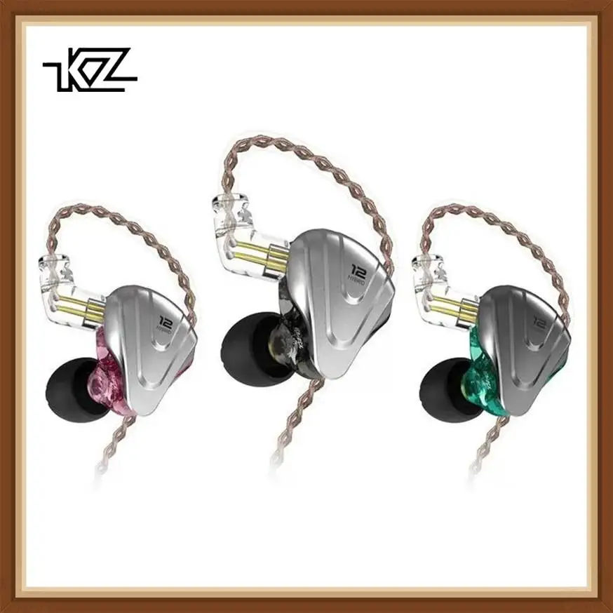 KZ ZSX Terminator 5BA + 1DD 12 гибридные наушники-вкладыши Hi-Fi металлическая гарнитура