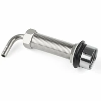 fashion92 5mm stainless steel elbow shank beer tap draft beer faucet accessories with diameter 8mm for beer keg