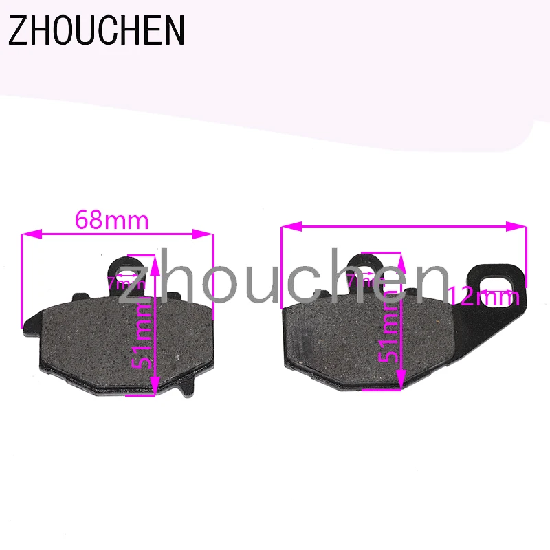 Передние тормозные колодки для мотоцикла KAWASAKI ZX 6R ZX6R 1998 1999 2000 2001 ZZR 2002 ZZR600 600 2005 2006