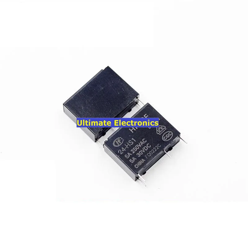 10 шт. HF46F-005-HS1 HF46F-012-HS1 HF46F-024-HS1 5 В 12 24 постоянного тока 5A250VAC может заменить G5NB-1A-E AC5N-S